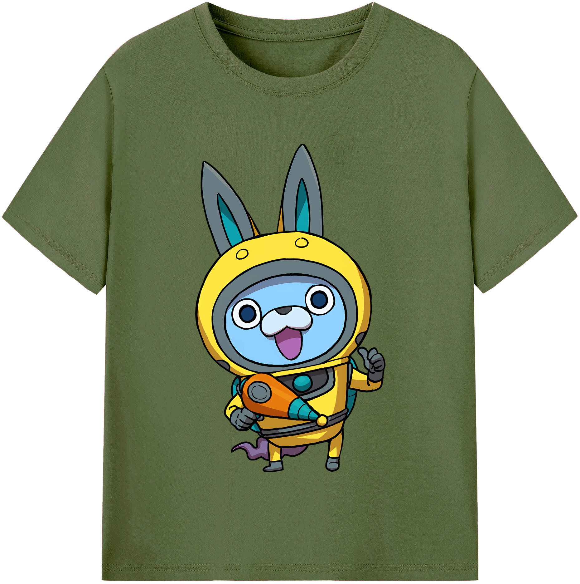 （画像用） 妖怪ウォッチ Yo-kai Watch 綿100％半袖Tシャツ（フロントプリント）